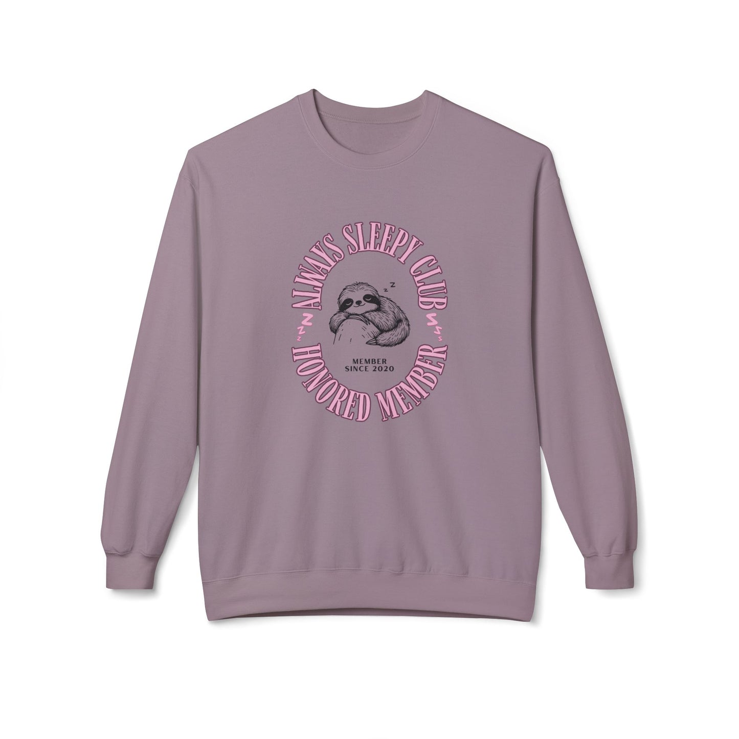 Always Sleepy Club Crewneck Sweatshirt