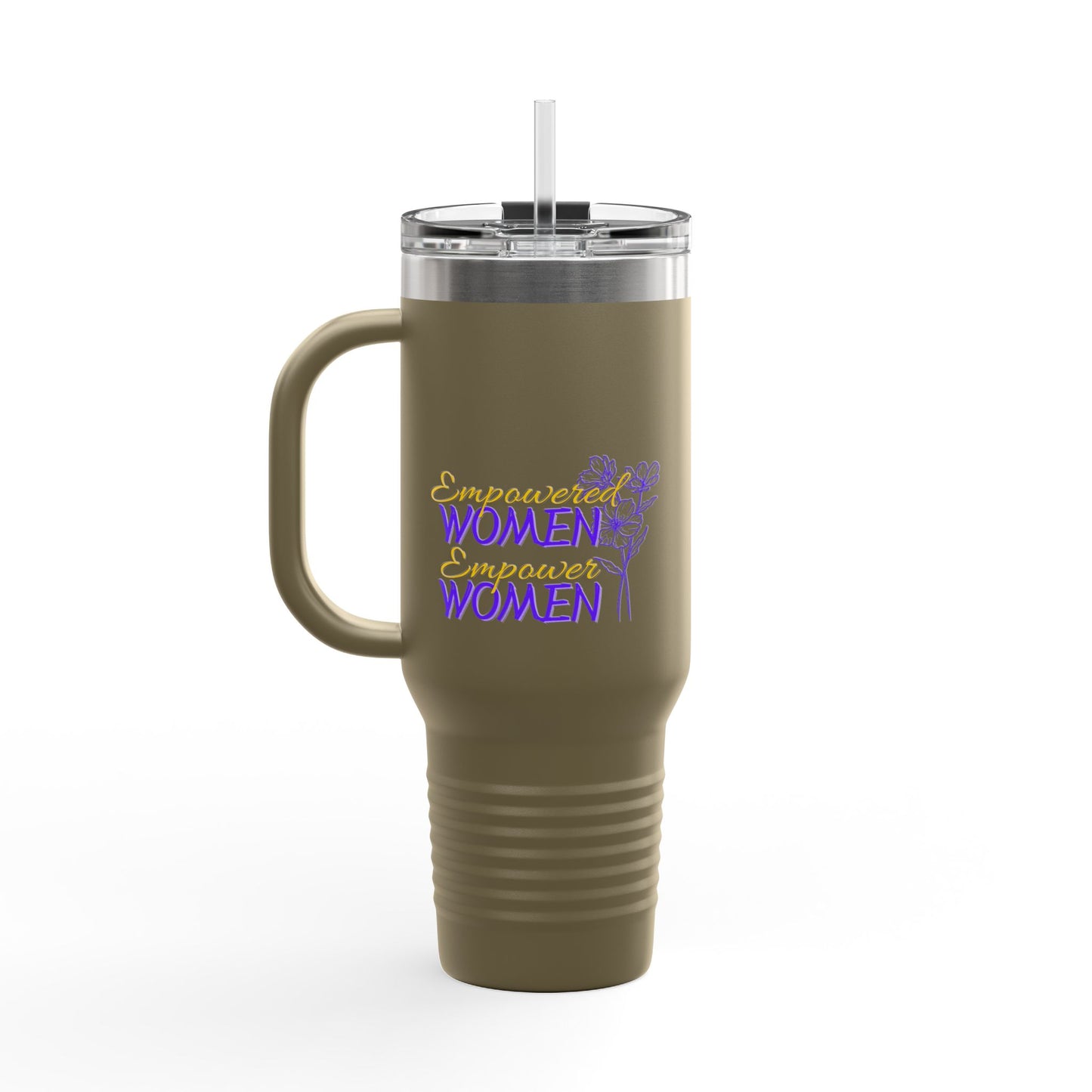 Empowered Women Empower Women Insulated Travel Mug, 40oz