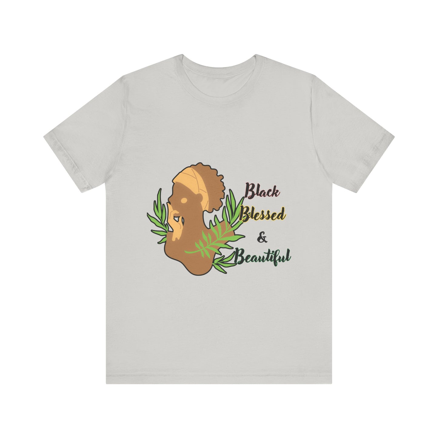 Black Blessed and Beautiful Short Sleeve Tee