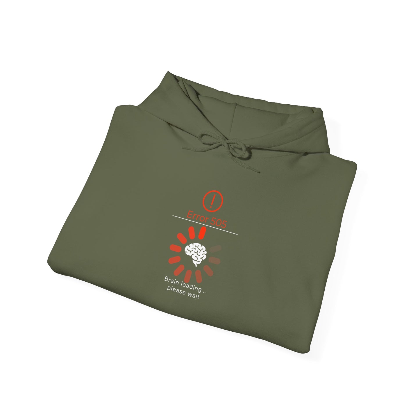 Brain Loading Please Wait Hooded Sweatshirt