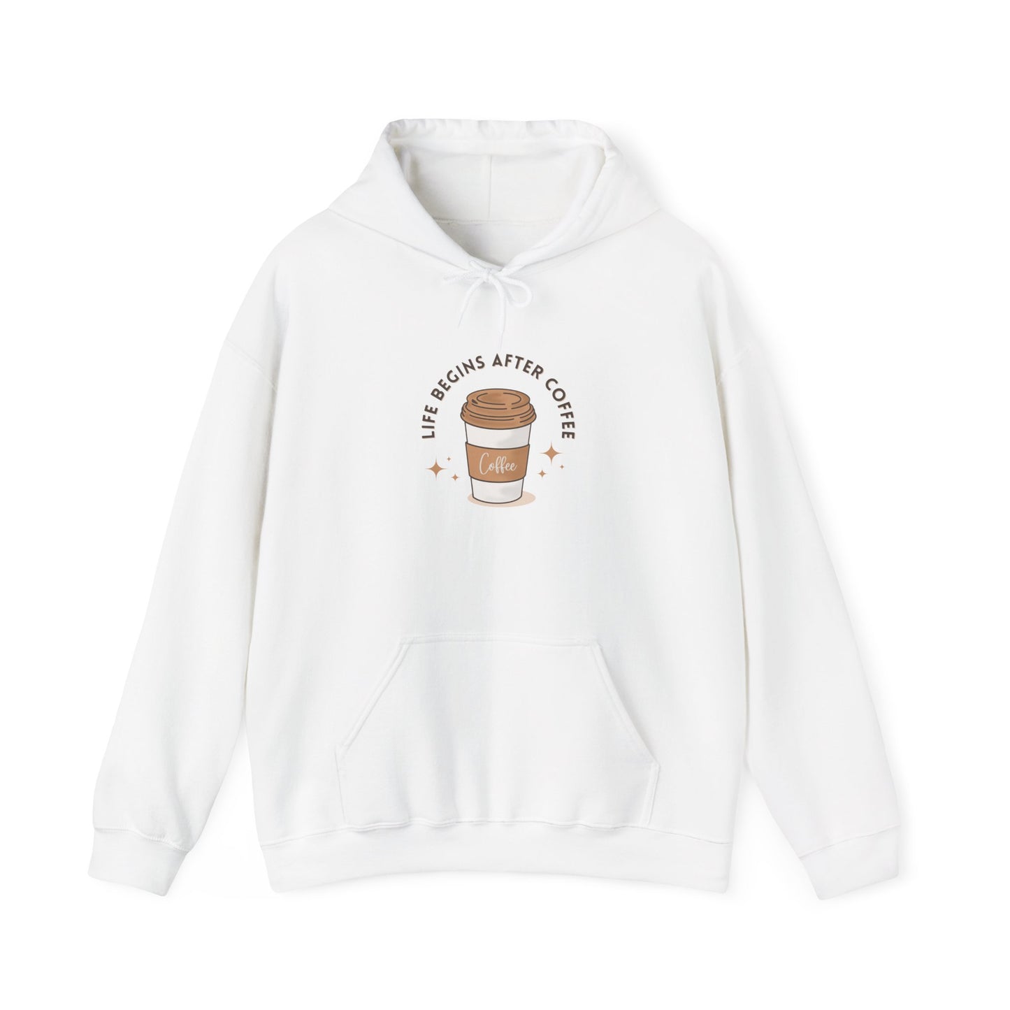Life Begins After Coffee Hooded Sweatshirt