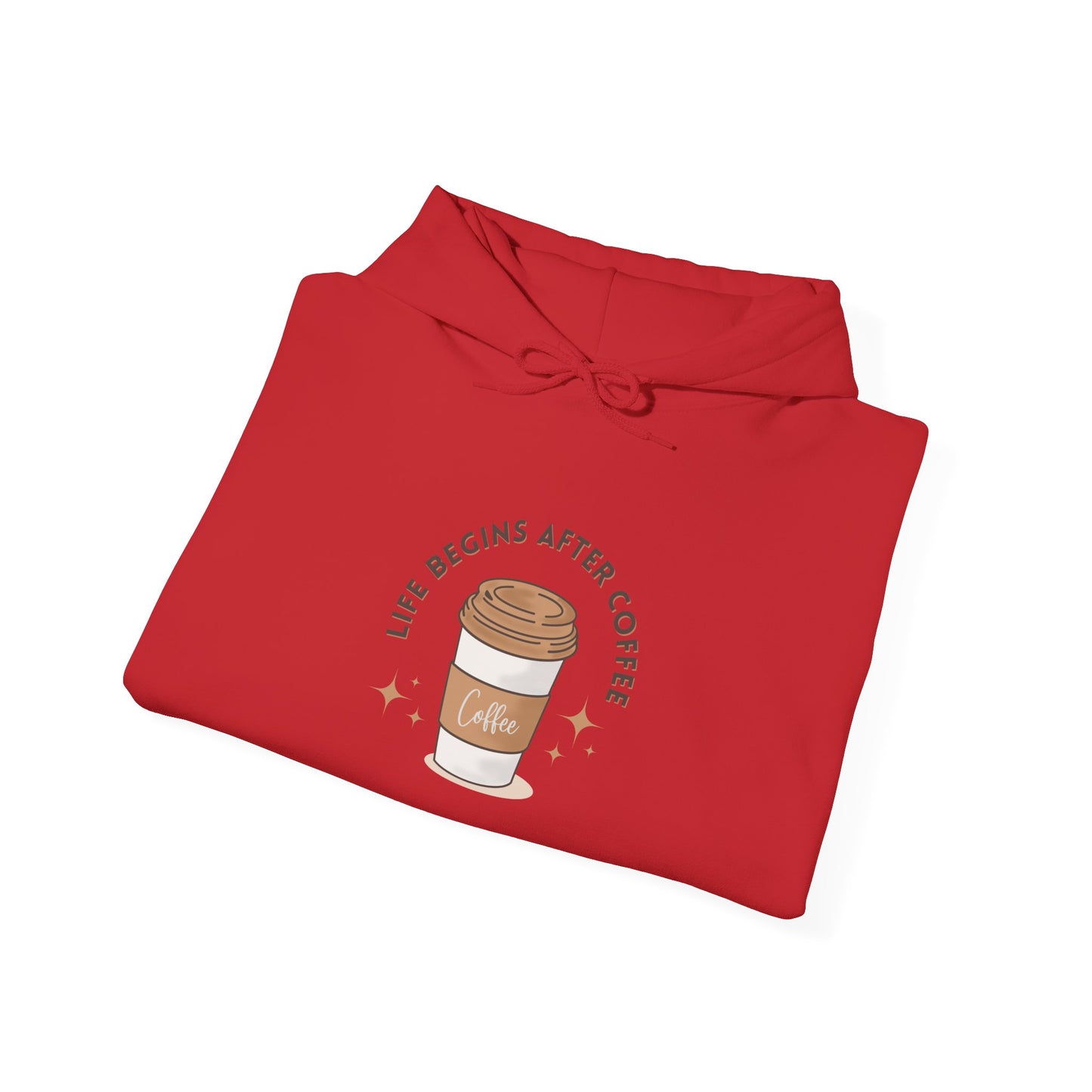Life Begins After Coffee Hooded Sweatshirt