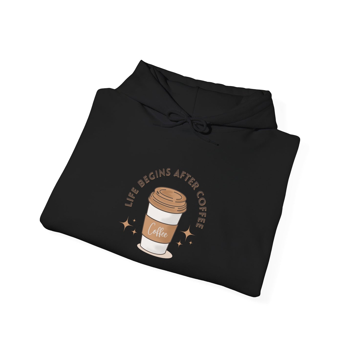 Life Begins After Coffee Hooded Sweatshirt