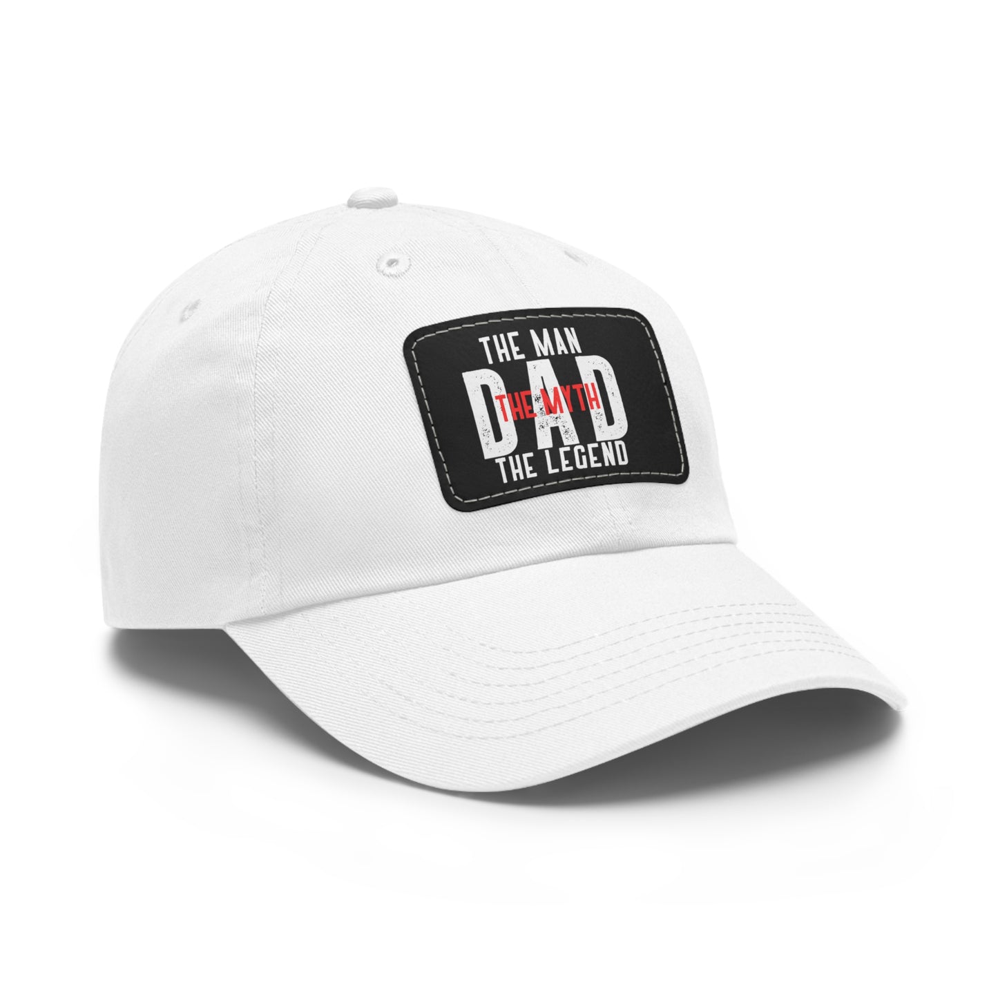 The Man The Myth The Legend Dad Hat with Leather Patch