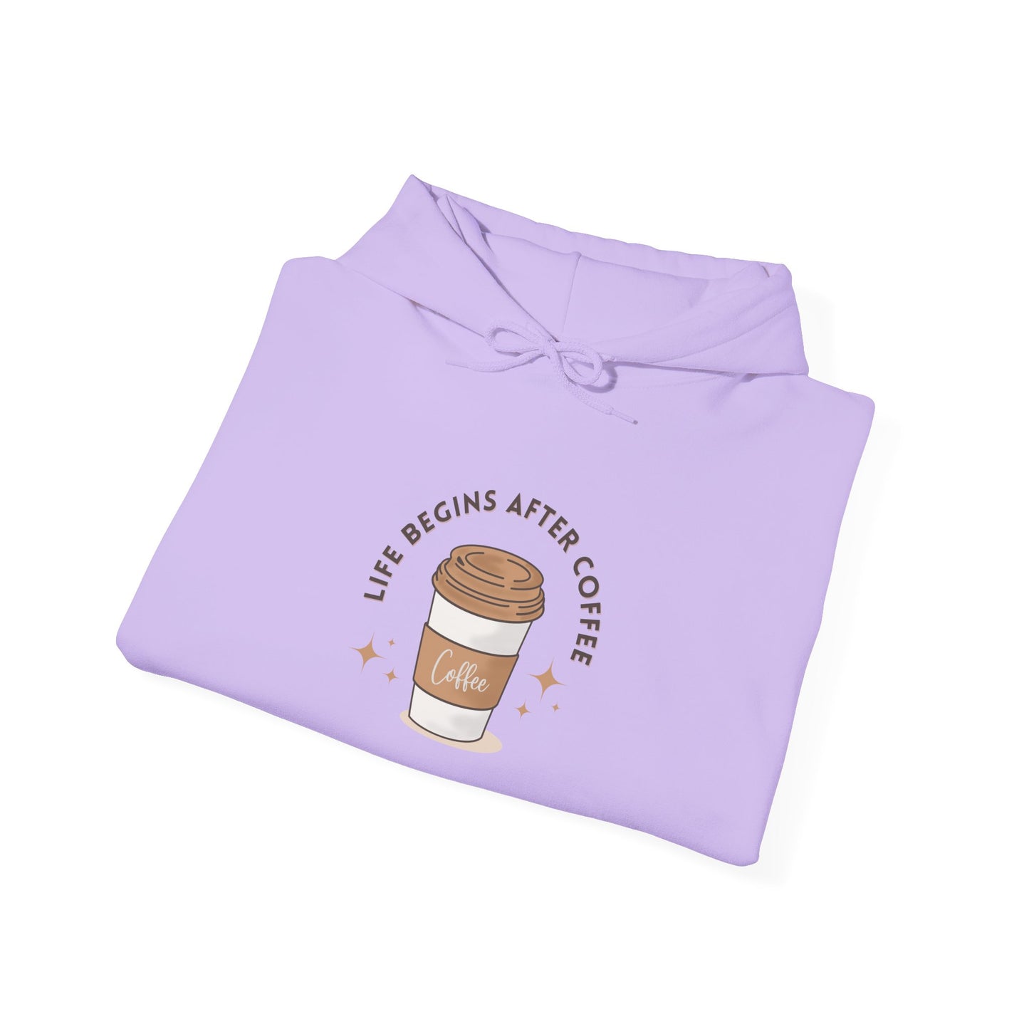 Life Begins After Coffee Hooded Sweatshirt