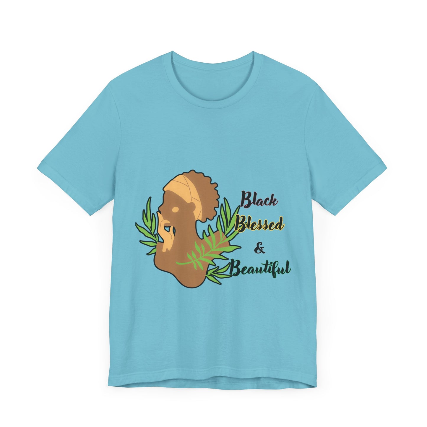 Black Blessed and Beautiful Short Sleeve Tee