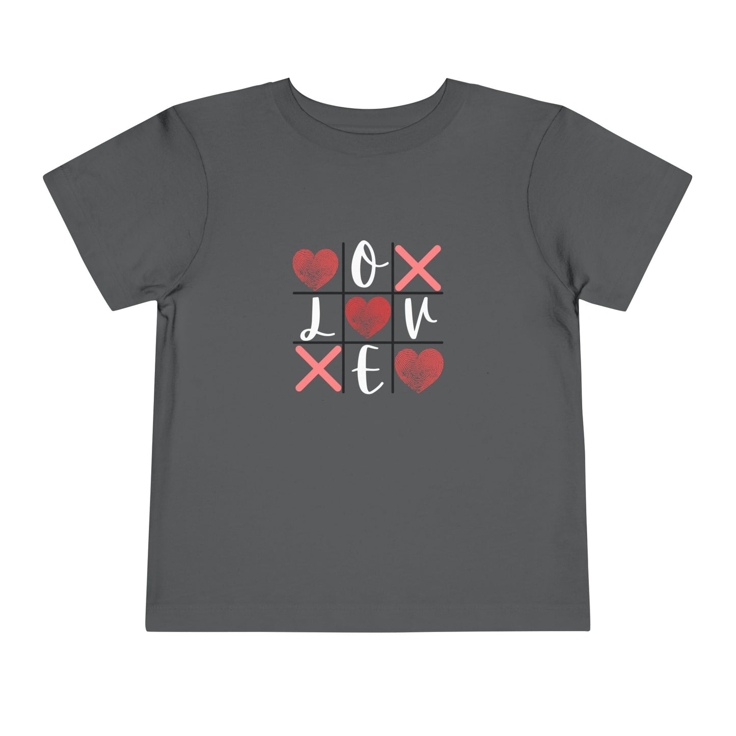 Tic Tac Toe Love Toddler Short Sleeve Tee