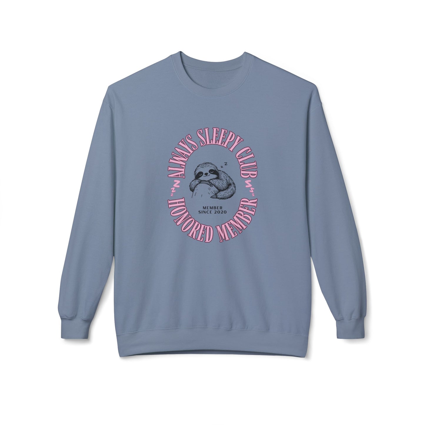 Always Sleepy Club Crewneck Sweatshirt