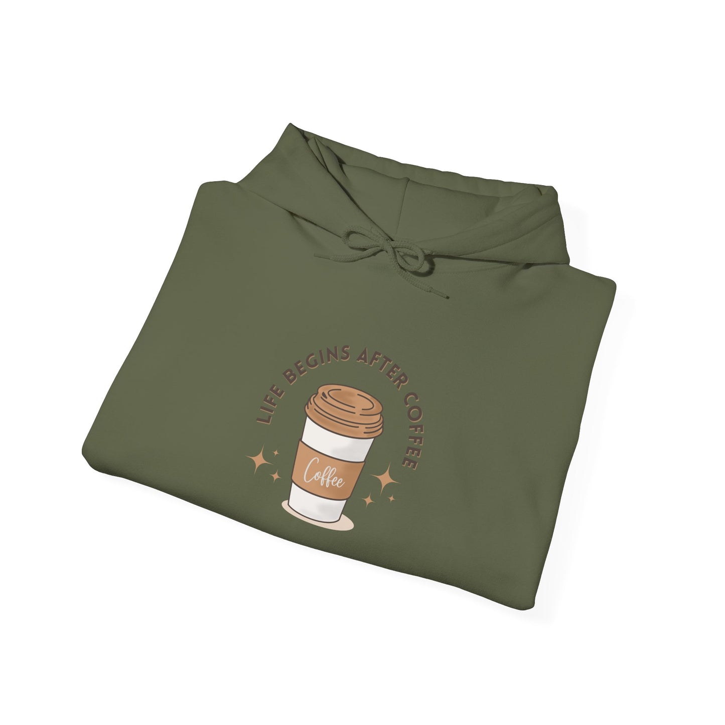 Life Begins After Coffee Hooded Sweatshirt