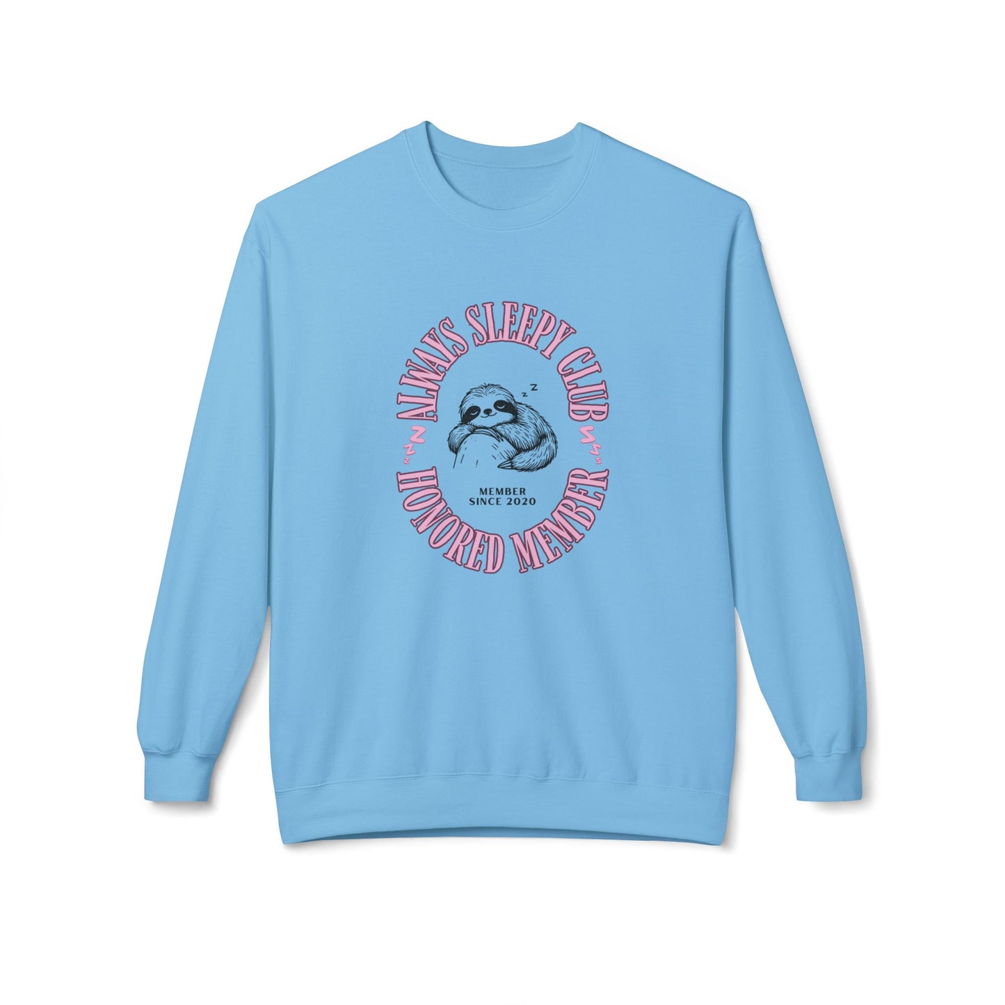 Always Sleepy Club Crewneck Sweatshirt
