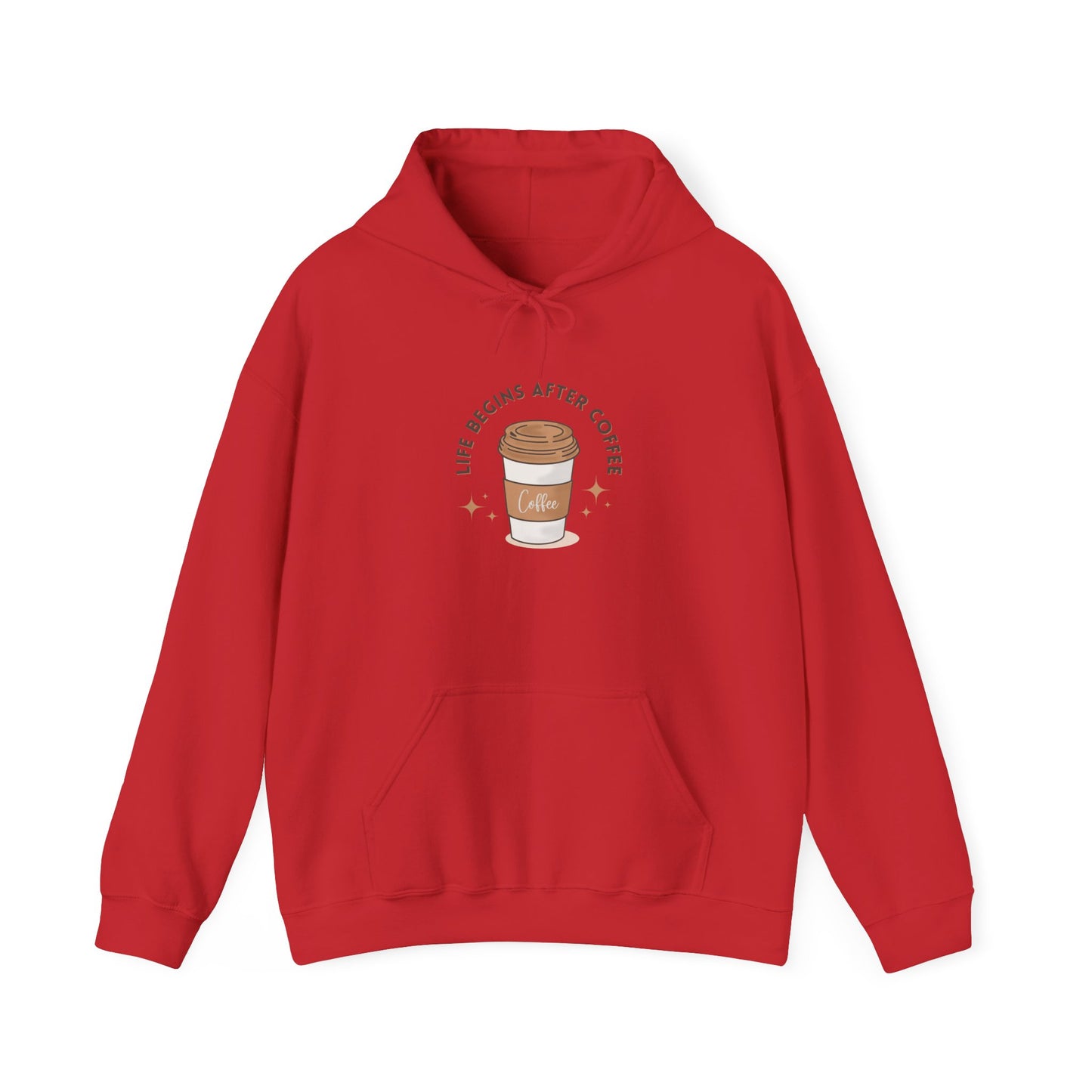 Life Begins After Coffee Hooded Sweatshirt