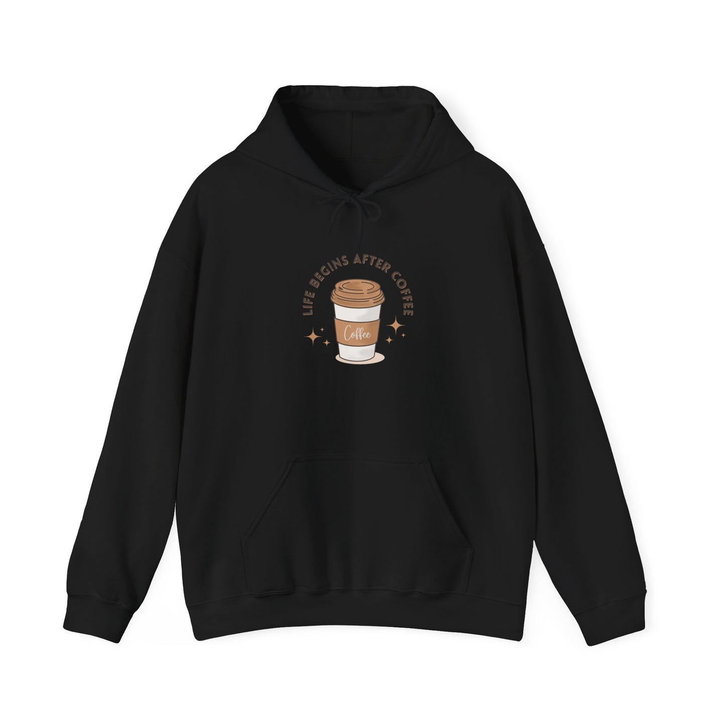 Life Begins After Coffee Hooded Sweatshirt