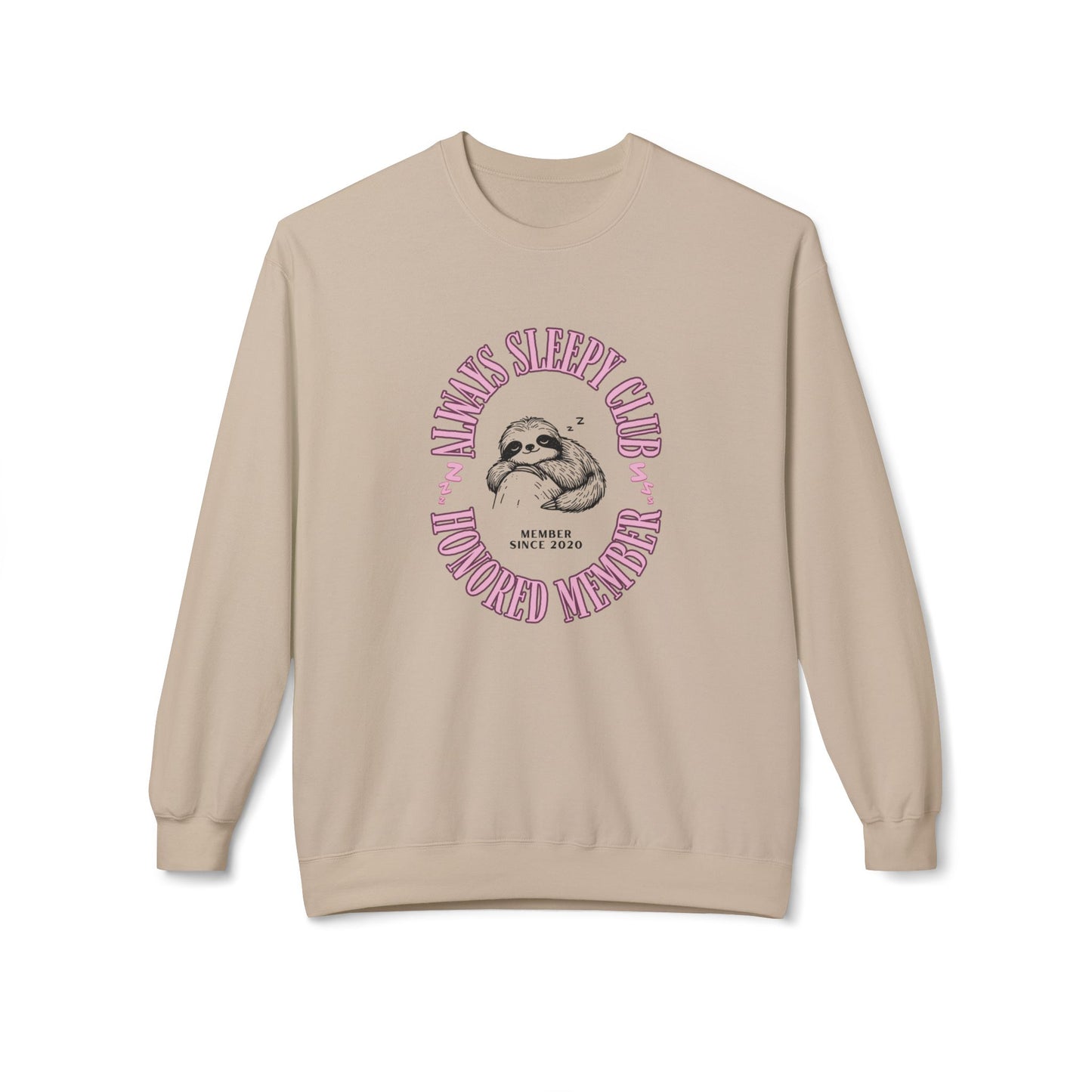 Always Sleepy Club Crewneck Sweatshirt