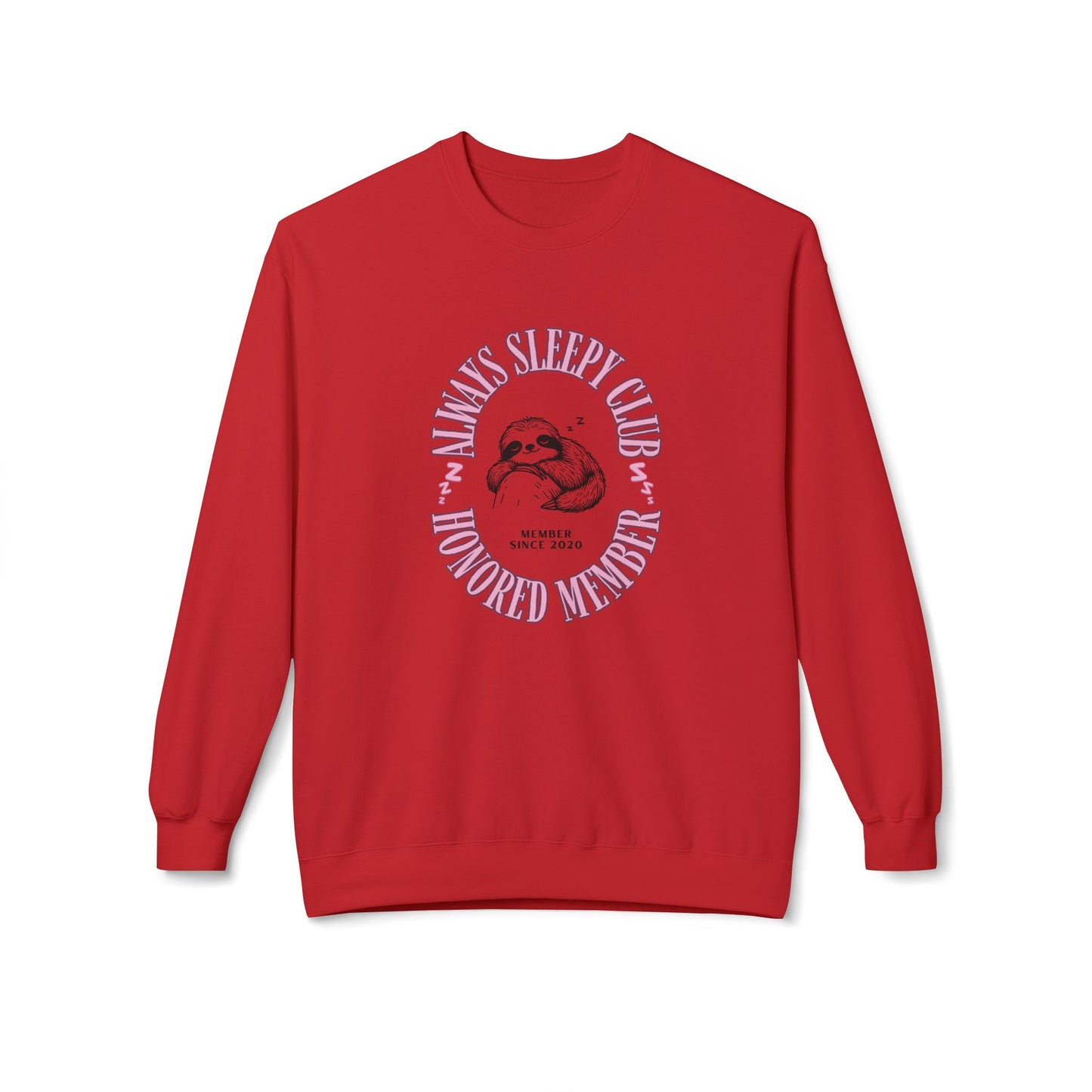 Always Sleepy Club Crewneck Sweatshirt