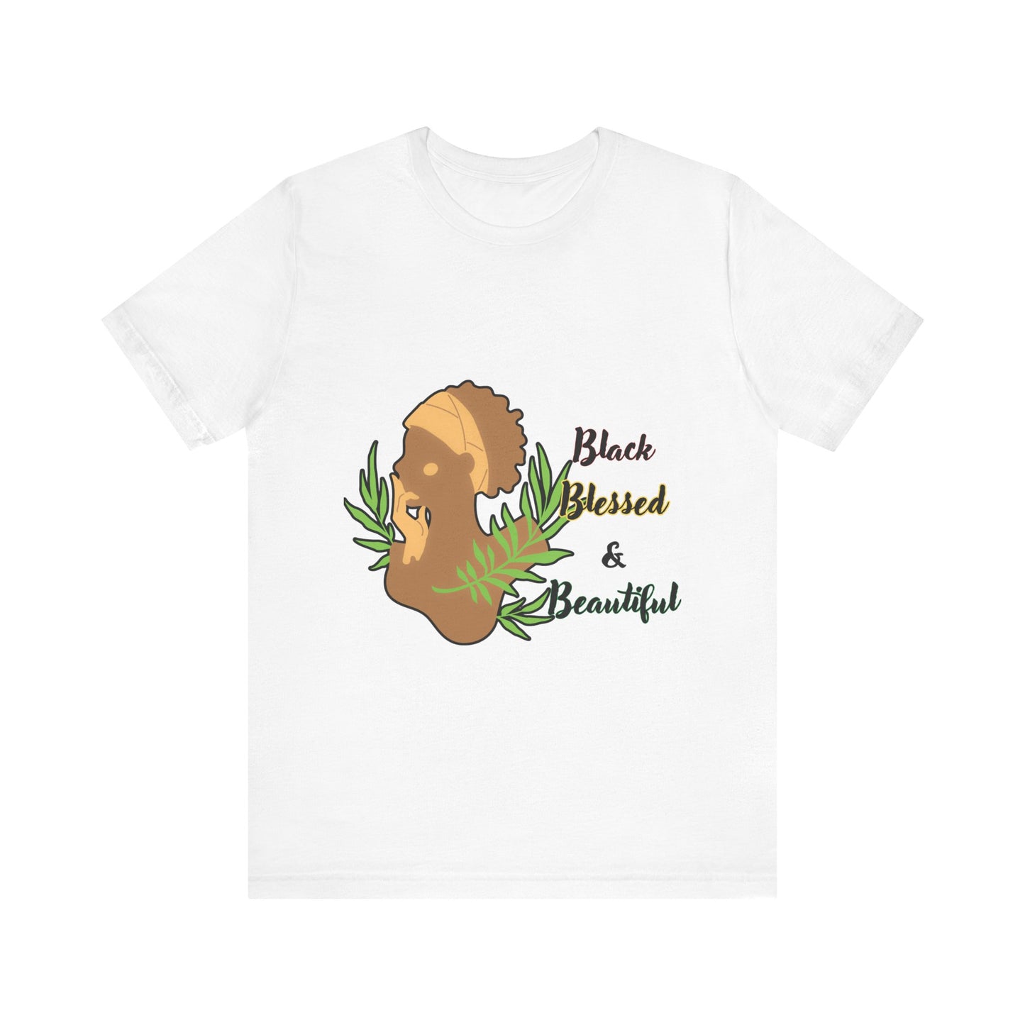 Black Blessed and Beautiful Short Sleeve Tee