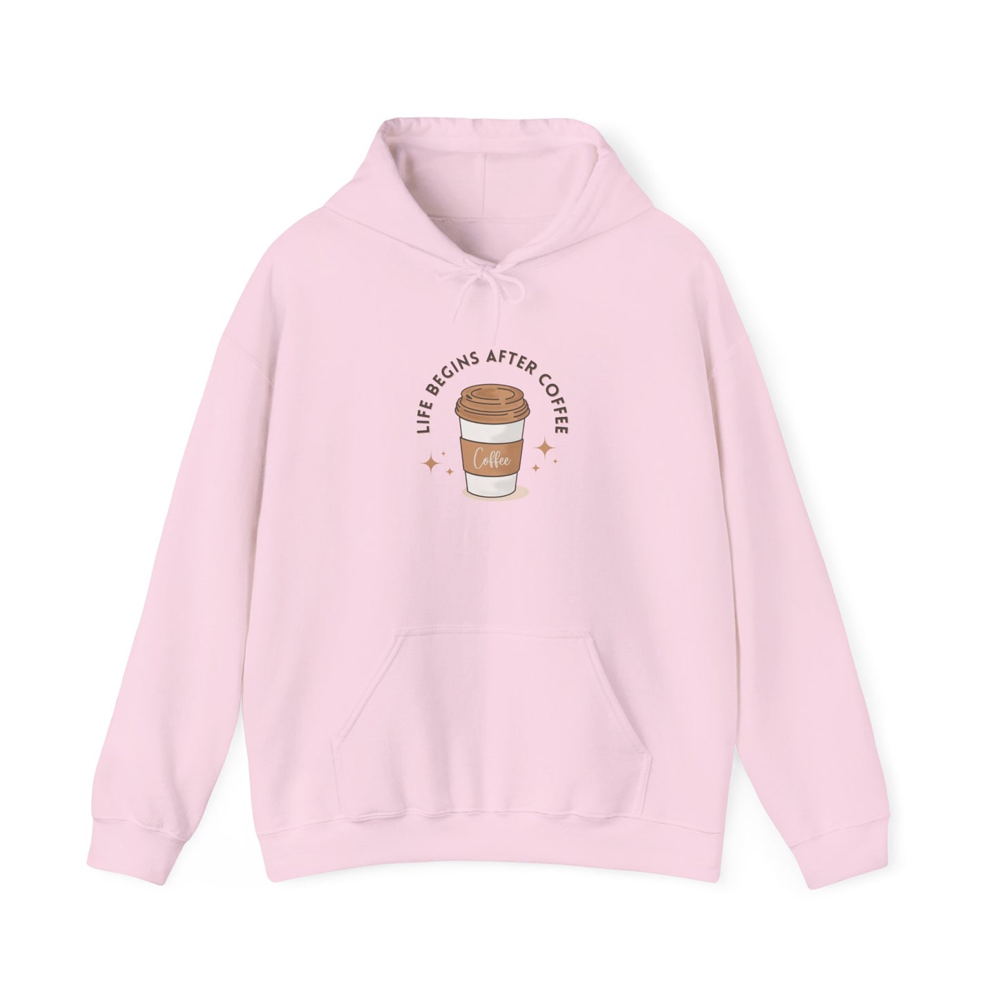 Life Begins After Coffee Hooded Sweatshirt