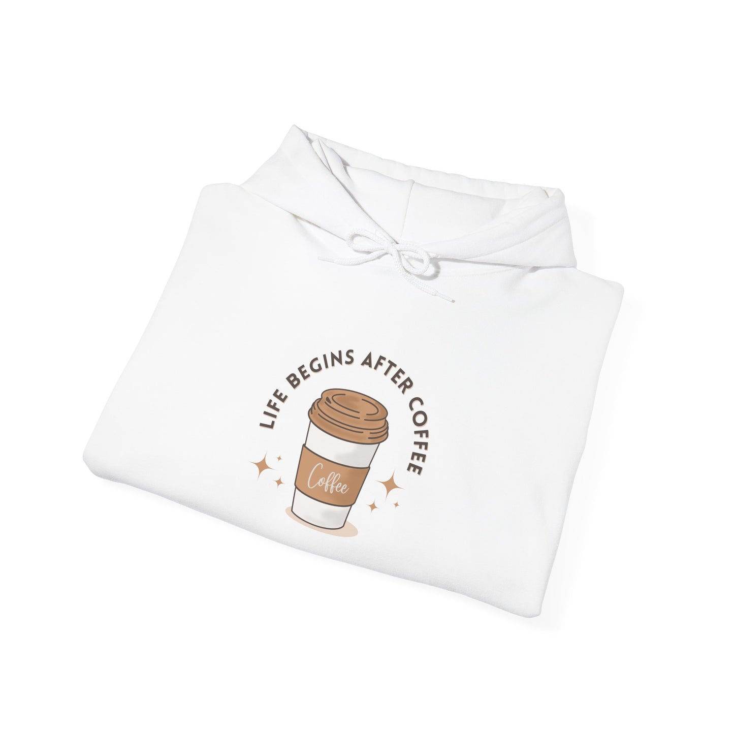 Life Begins After Coffee Hooded Sweatshirt