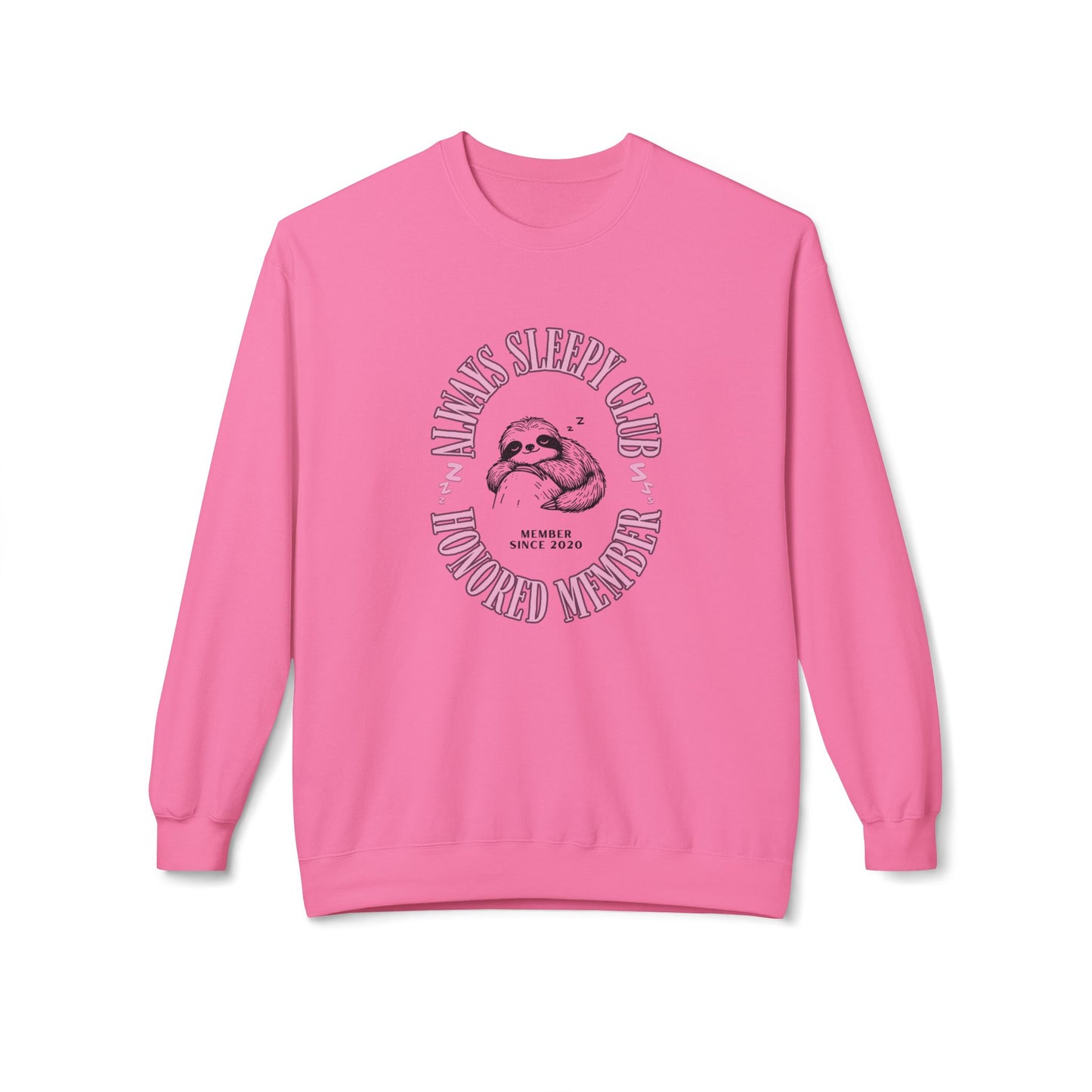 Always Sleepy Club Crewneck Sweatshirt