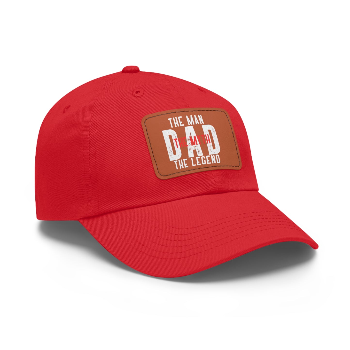 The Man The Myth The Legend Dad Hat with Leather Patch