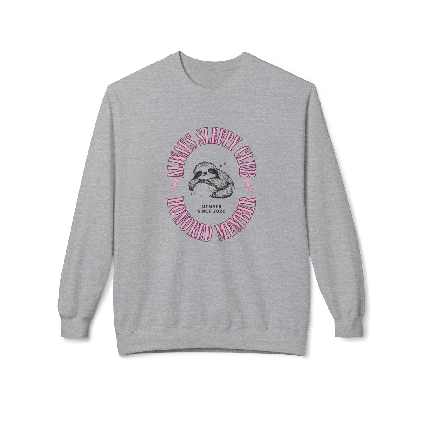 Always Sleepy Club Crewneck Sweatshirt