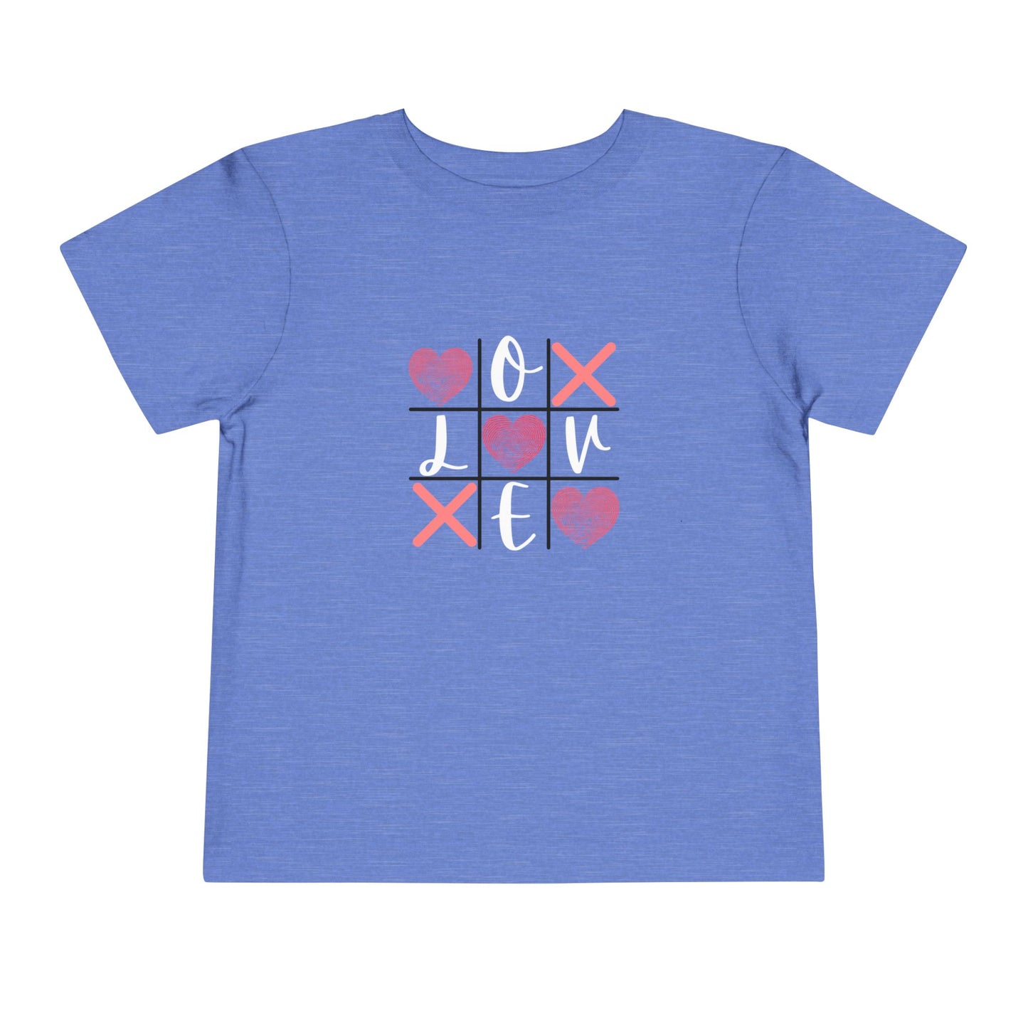 Tic Tac Toe Love Toddler Short Sleeve Tee