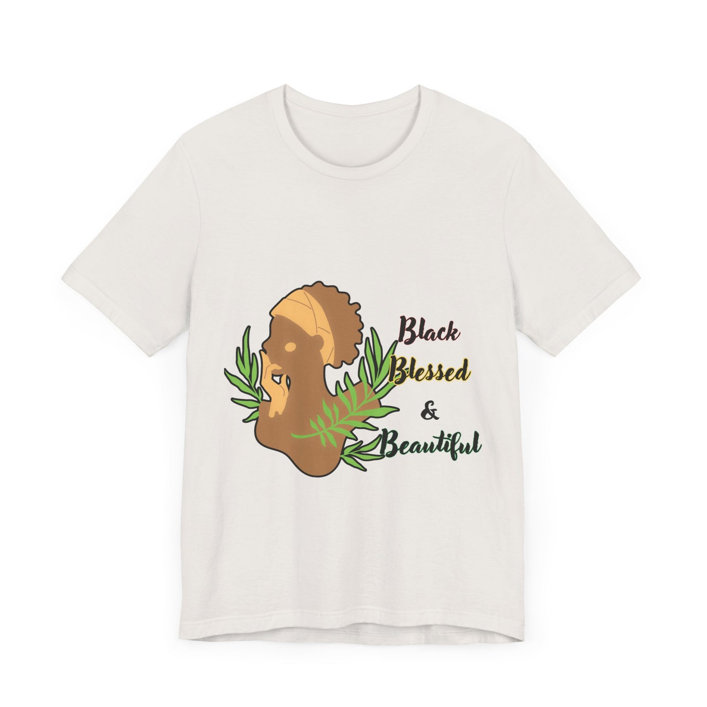 Black Blessed and Beautiful Short Sleeve Tee
