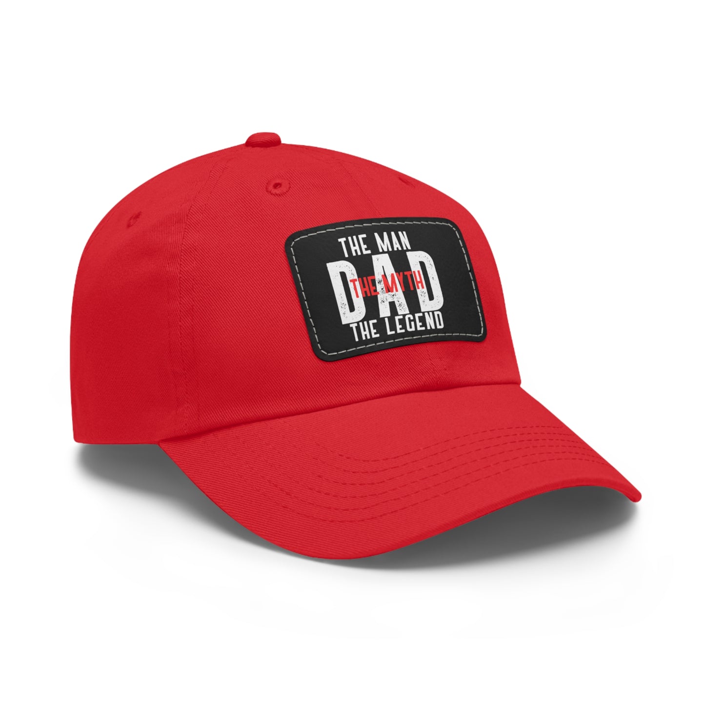 The Man The Myth The Legend Dad Hat with Leather Patch