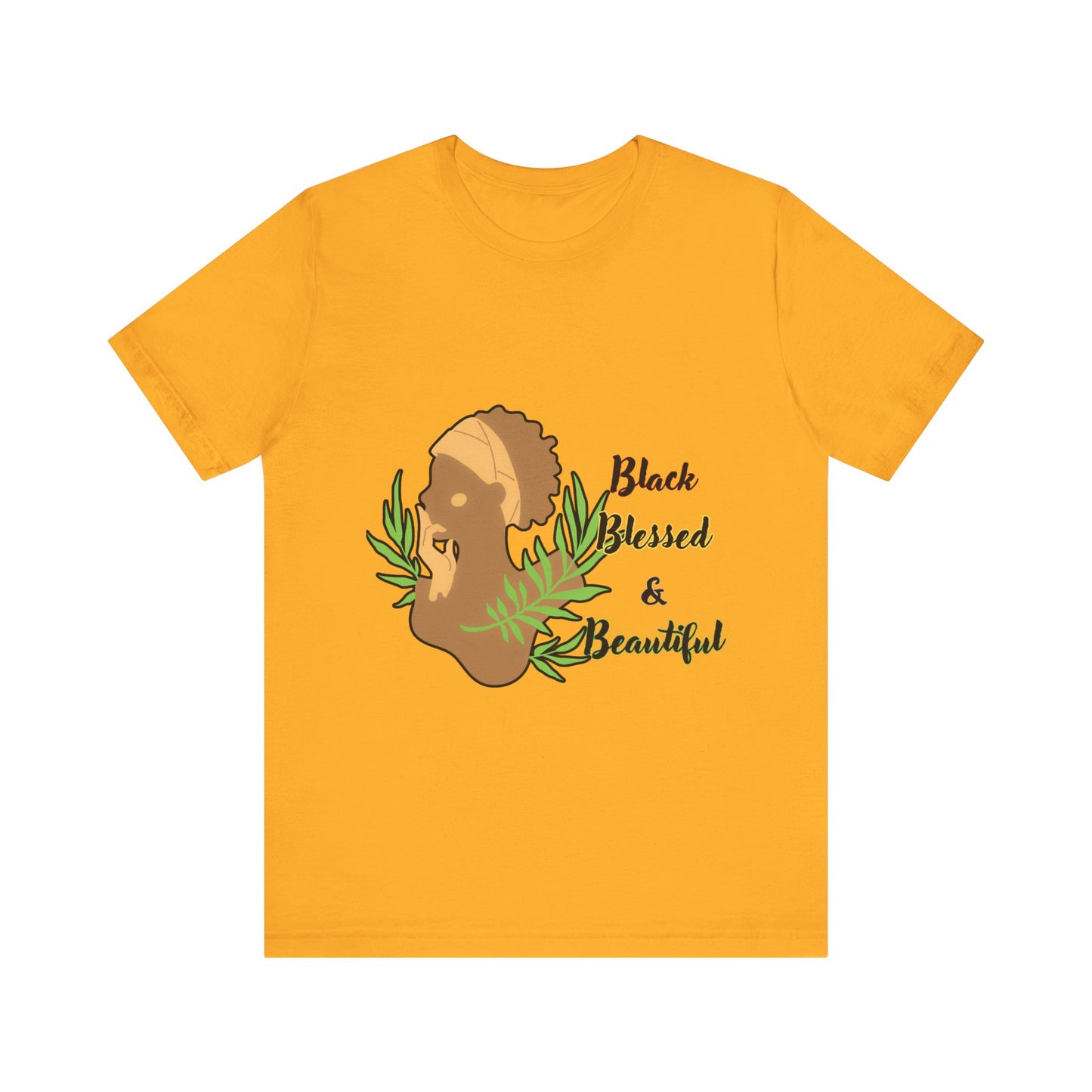Black Blessed and Beautiful Short Sleeve Tee