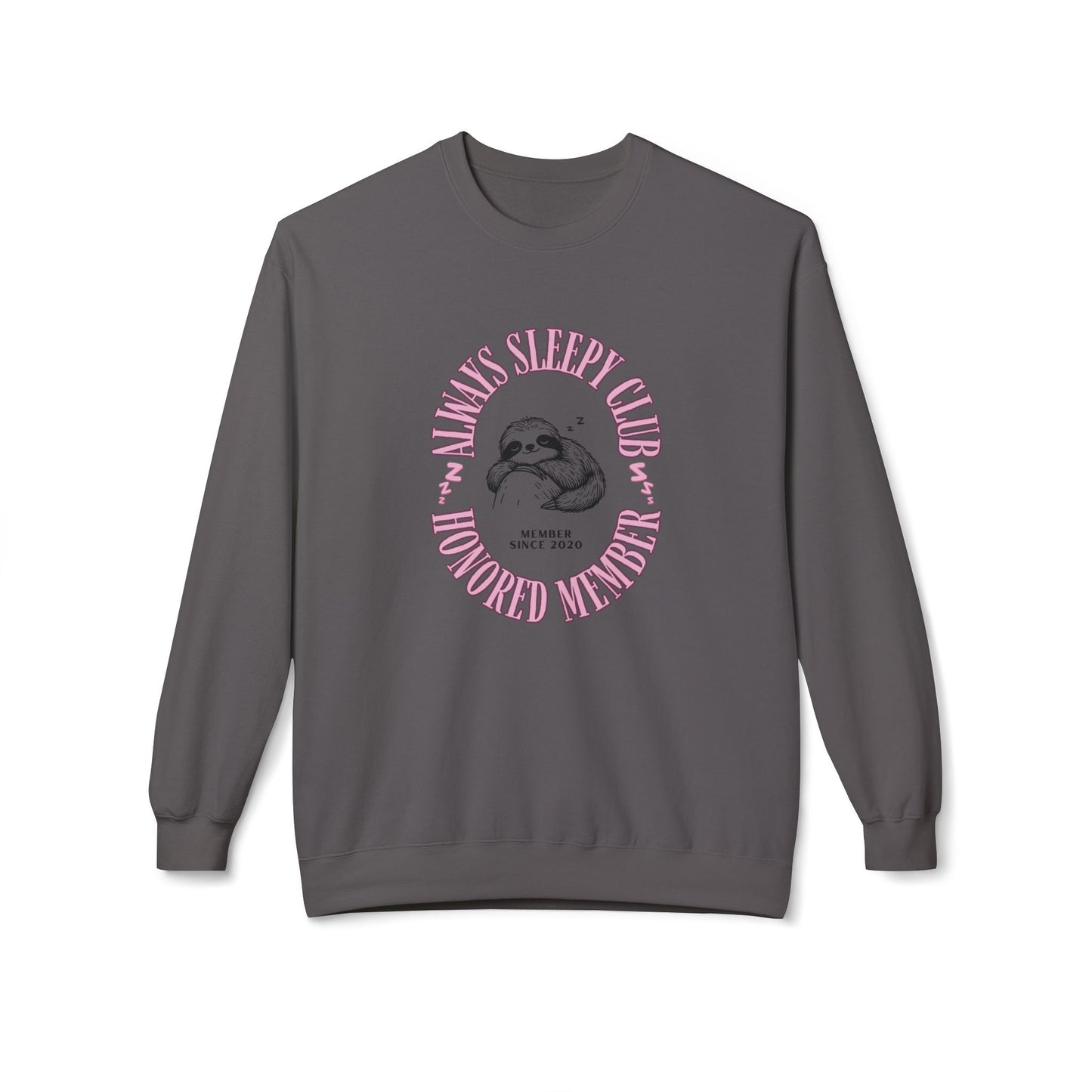 Always Sleepy Club Crewneck Sweatshirt