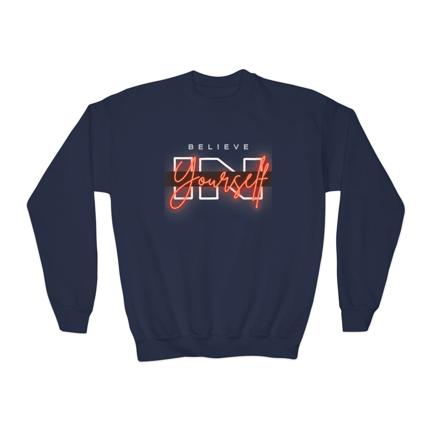 Believe In Yourself Youth Crewneck Sweatshirt