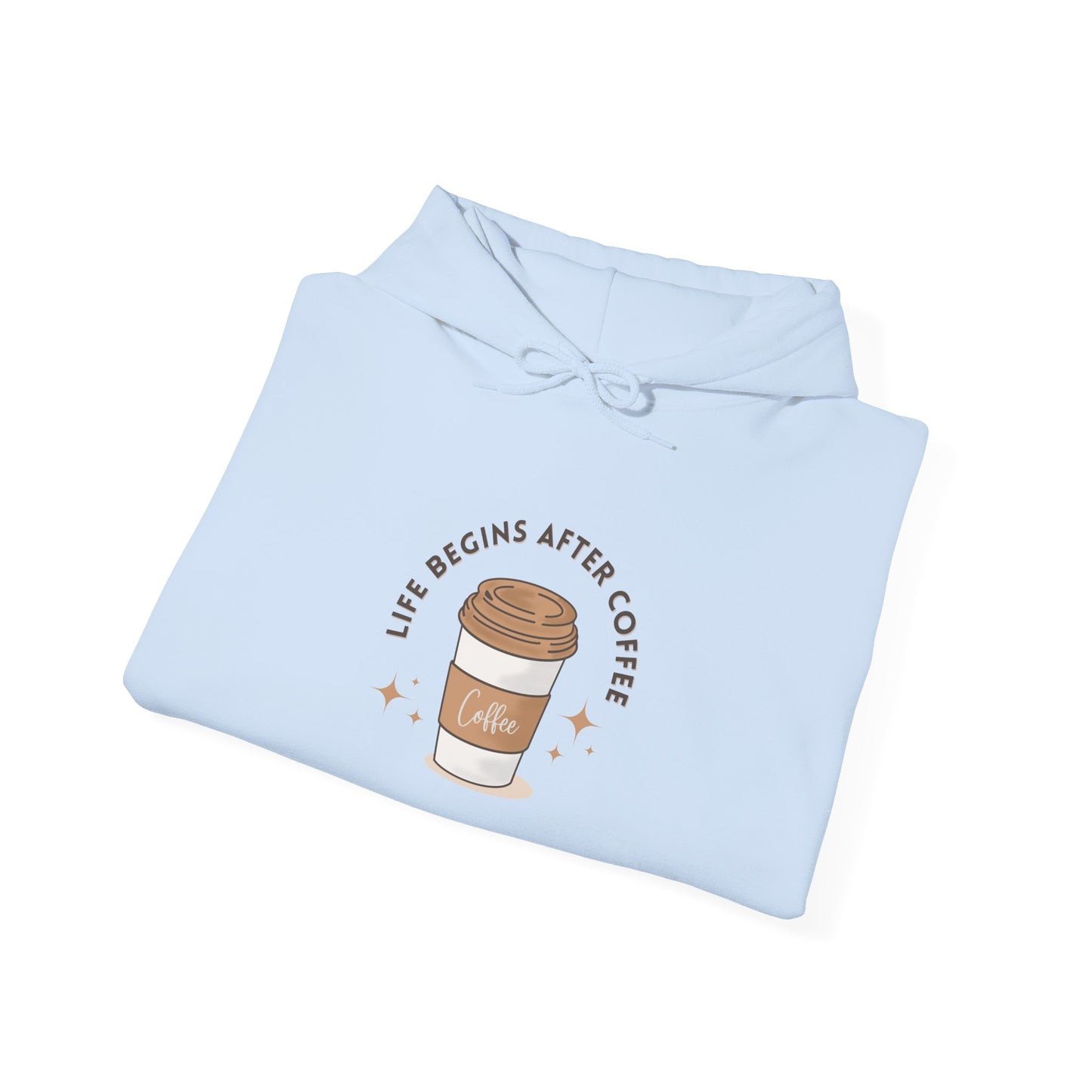 Life Begins After Coffee Hooded Sweatshirt